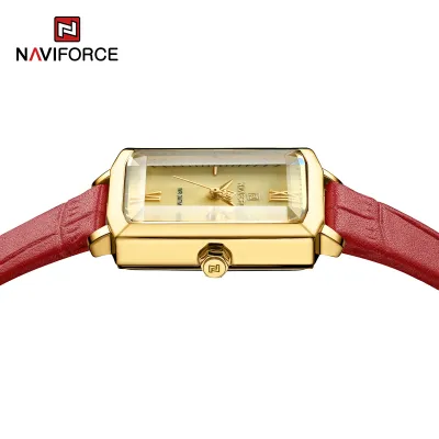 NAVIFORCE 5039 New Elegant Wild Women's Wrist Watch Trend Casual Ladies Bracelet Shock Resistant Creative Square Case Female Watches