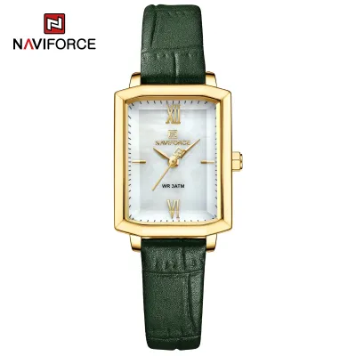 NAVIFORCE 5039 New Elegant Wild Women's Wrist Watch Trend Casual Ladies Bracelet Shock Resistant Creative Square Case Female Watches