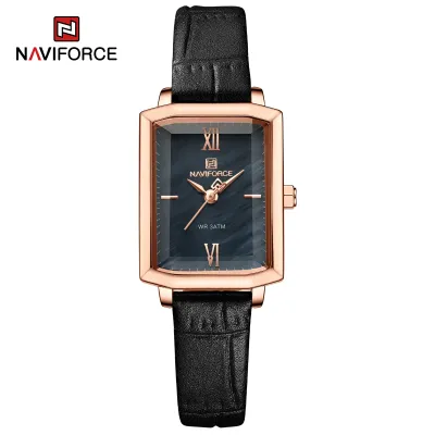 NAVIFORCE 5039 New Elegant Wild Women's Wrist Watch Trend Casual Ladies Bracelet Shock Resistant Creative Square Case Female Watches