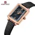 NAVIFORCE 5039 New Elegant Wild Women's Wrist Watch Trend Casual Ladies Bracelet Shock Resistant Creative Square Case Female Watches