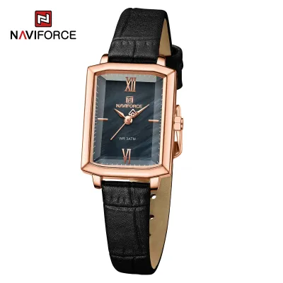 NAVIFORCE 5039 New Elegant Wild Women's Wrist Watch Trend Casual Ladies Bracelet Shock Resistant Creative Square Case Female Watches