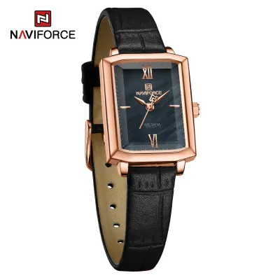 NAVIFORCE 5039 New Elegant Wild Women's Wrist Watch Trend Casual Ladies Bracelet Shock Resistant Creative Square Case Female Watches