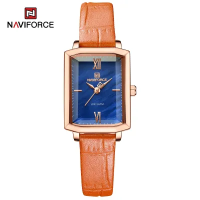 NAVIFORCE 5039 New Elegant Wild Women's Wrist Watch Trend Casual Ladies Bracelet Shock Resistant Creative Square Case Female Watches