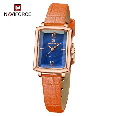 NAVIFORCE 5039 New Elegant Wild Women's Wrist Watch Trend Casual Ladies Bracelet Shock Resistant Creative Square Case Female Watches