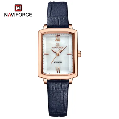 NAVIFORCE 5039 New Elegant Wild Women's Wrist Watch Trend Casual Ladies Bracelet Shock Resistant Creative Square Case Female Watches