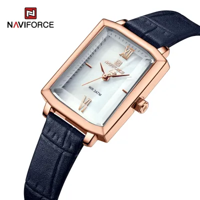 NAVIFORCE 5039 New Elegant Wild Women's Wrist Watch Trend Casual Ladies Bracelet Shock Resistant Creative Square Case Female Watches
