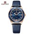 NAVIFORCE 5040 Elegant Leather Strap Watch for Women 3ATM Waterproof Business Female Wristwatch Casual Dress Wild Ladies Clock 