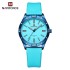 NAVIFORCE 5041 Female Wristwatch TPU Strap Quartz Water Resistant Sports Women Watch Fashion Trend Ladies Clock
