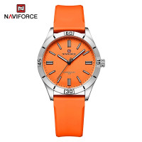 NAVIFORCE 5041 Female Wristwatch TPU Strap Quartz Water Resistant Sports Women Watch Fashion Trend Ladies Clock