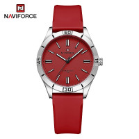 NAVIFORCE 5041 Female Wristwatch TPU Strap Quartz Water Resistant Sports Women Watch Fashion Trend Ladies Clock