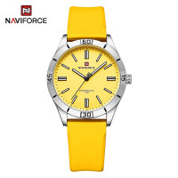 NAVIFORCE 5041 Female Wristwatch TPU Strap Quartz Water Resistant Sports Women Watch Fashion Trend Ladies Clock