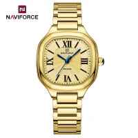 NAVIFORCE 5042 New Women Watch Quartz Waterproof Top Luxury Brand Lady Wristwatch Steel Bracelet Original Female Girl Clock Gift
