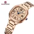 NAVIFORCE 5042 New Women Watch Quartz Waterproof Top Luxury Brand Lady Wristwatch Steel Bracelet Original Female Girl Clock Gift
