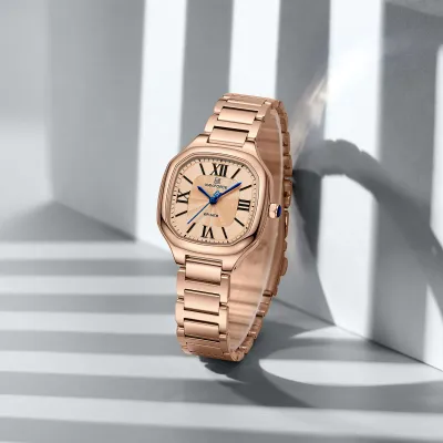 NAVIFORCE 5042 New Women Watch Quartz Waterproof Top Luxury Brand Lady Wristwatch Steel Bracelet Original Female Girl Clock Gift