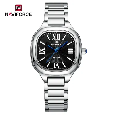 NAVIFORCE 5042 New Women Watch Quartz Waterproof Top Luxury Brand Lady Wristwatch Steel Bracelet Original Female Girl Clock Gift