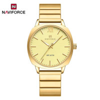 NAVIFORCE 5044 New Women Watch Quartz Waterproof Top Luxury Brand Lady Wristwatch Steel Bracelet Original Female Girl Clock Gift