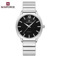 NAVIFORCE 5044 New Women Watch Quartz Waterproof Top Luxury Brand Lady Wristwatch Steel Bracelet Original Female Girl Clock Gift