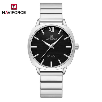NAVIFORCE 5044 New Women Watch Quartz Waterproof Top Luxury Brand Lady Wristwatch Steel Bracelet Original Female Girl Clock Gift