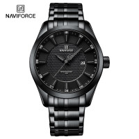 NAVIFORCE 8032 Men's Watch Business Waterproof Quartz Male Wristwach Stainless Steel High Quality Man Clock