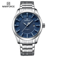 NAVIFORCE 8032 Men's Watch Business Waterproof Quartz Male Wristwach Stainless Steel High Quality Man Clock