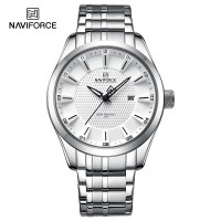 NAVIFORCE 8032 Men's Watch Business Waterproof Quartz Male Wristwach Stainless Steel High Quality Man Clock