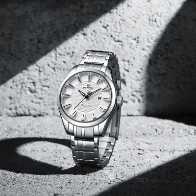 NAVIFORCE 8032 Men's Watch Business Waterproof Quartz Male Wristwach Stainless Steel High Quality Man Clock