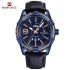 NAVIFORCE NF9117 Fashion Watch for Men Luxury Sport Waterproof Military WristWatch Business Casual Leather Strap Date