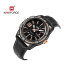 NAVIFORCE NF9117 Fashion Watch for Men Luxury Sport Waterproof Military WristWatch Business Casual Leather Strap Date