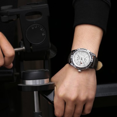 NAVIFORCE NF9117 Fashion Watch for Men Luxury Sport Waterproof Military WristWatch Business Casual Leather Strap Date