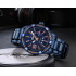 NAVIFORCE NF9117 Fashion Watch for Men Luxury Sport Waterproof Military WristWatch Business Casual Stainless Steel Strap Date