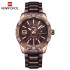 NAVIFORCE NF9117 Fashion Watch for Men Luxury Sport Waterproof Military WristWatch Business Casual Stainless Steel Strap Date