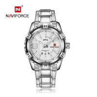 NAVIFORCE NF9117 Fashion Watch for Men Luxury Sport Waterproof Military WristWatch Business Casual Stainless Steel Strap Date