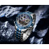 Men Watch NAVIFORCE NF9188 Fashion Dual Display Watches Mens Stainless Steel Luxury Business Wristwatch Male Clock - Silver Blue