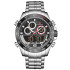 Men Watch NAVIFORCE NF9188 Fashion Dual Display Watches Mens Stainless Steel Luxury Business Wristwatch Male Clock - Silver