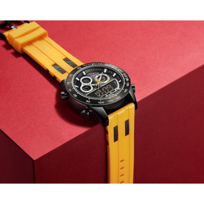 NAVIFORCE NF9188T Fashion Dual Display Watches Mens Silicon Rabber Luxury Business and Sports Wristwatch Male Clock
