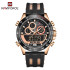 NAVIFORCE NF9188T Fashion Dual Display Watches Mens Silicon Rabber Luxury Business and Sports Wristwatch Male Clock