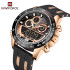 NAVIFORCE NF9188T Fashion Dual Display Watches Mens Silicon Rabber Luxury Business and Sports Wristwatch Male Clock