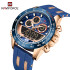 NAVIFORCE NF9188T Fashion Dual Display Watches Mens Silicon Rabber Luxury Business and Sports Wristwatch Male Clock