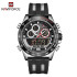 NAVIFORCE NF9188T Fashion Dual Display Watches Mens Silicon Rabber Luxury Business and Sports Wristwatch Male Clock