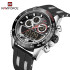 NAVIFORCE NF9188T Fashion Dual Display Watches Mens Silicon Rabber Luxury Business and Sports Wristwatch Male Clock