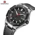 NAVIFORCE 9200 Men Wristwatch Top Brand Luxury Waterproof Man Watch Leather Sport Military Quartz Original Male Clock