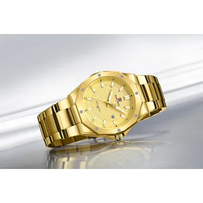 NAVIFORCE 9200 Men Wristwatch Top Brand Luxury Waterproof Man Watch Stainless Steel Sport Military Quartz Original Male Clock