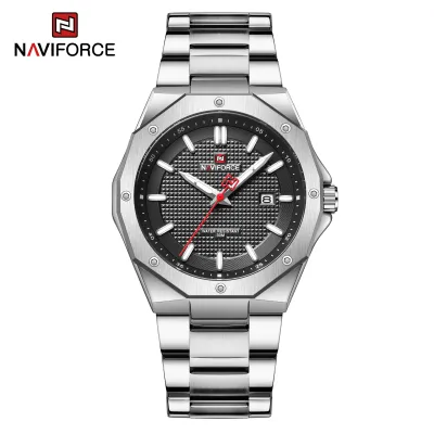 NAVIFORCE 9200 Men Wristwatch Top Brand Luxury Waterproof Man Watch Stainless Steel Sport Military Quartz Original Male Clock
