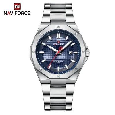 NAVIFORCE 9200 Men Wristwatch Top Brand Luxury Waterproof Man Watch Stainless Steel Sport Military Quartz Original Male Clock