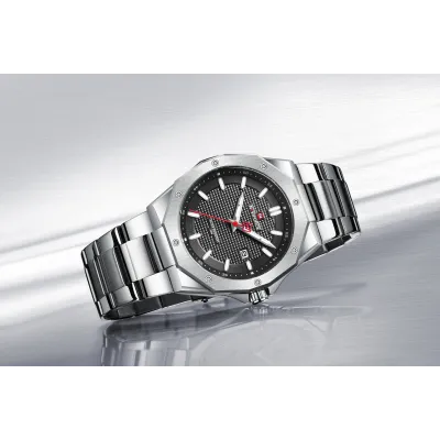 NAVIFORCE 9200 Men Wristwatch Top Brand Luxury Waterproof Man Watch Stainless Steel Sport Military Quartz Original Male Clock