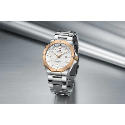 NAVIFORCE 9200 Men Wristwatch Top Brand Luxury Waterproof Man Watch Stainless Steel Sport Military Quartz Original Male Clock
