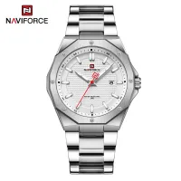 NAVIFORCE 9200 Men Wristwatch Top Brand Luxury Waterproof Man Watch Stainless Steel Sport Military Quartz Original Male Clock