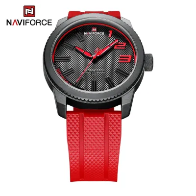 NAVIFORCE 9202 Men Wristwatch Top Brand Luxury Waterproof Watch Rubber Sport Military Business Original Quartz Male Clock