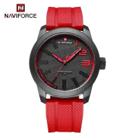 NAVIFORCE 9202 Men Wristwatch Top Brand Luxury Waterproof Watch Rubber Sport Military Business Original Quartz Male Clock