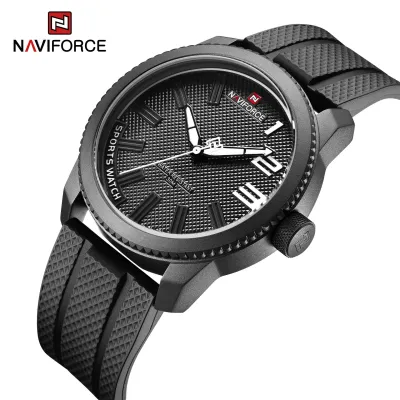 NAVIFORCE 9202 Men Wristwatch Top Brand Luxury Waterproof Watch Rubber Sport Military Business Original Quartz Male Clock